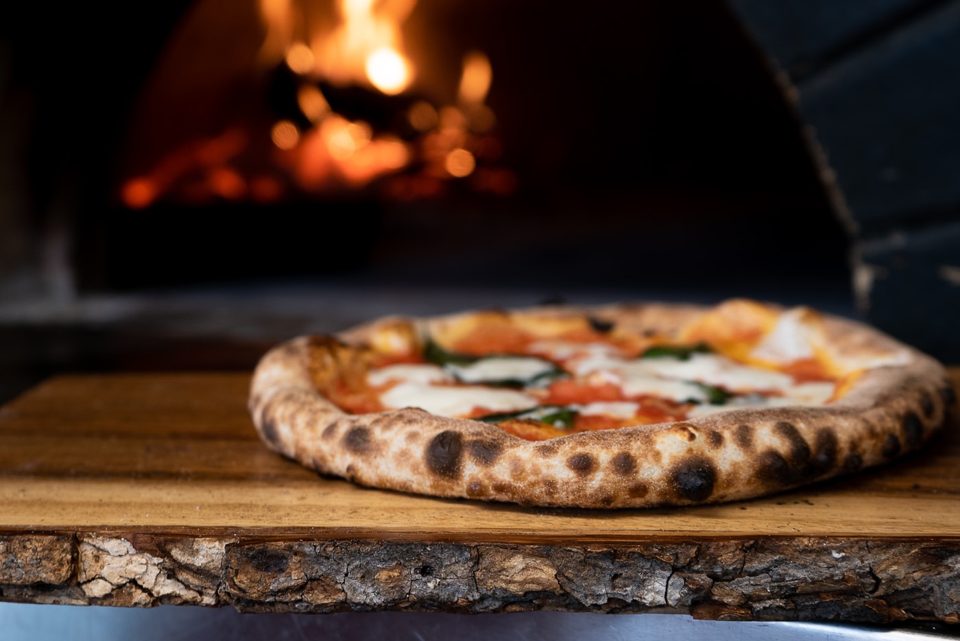 Hand-made pizza dough